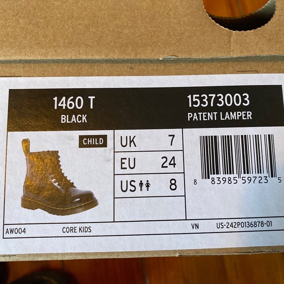 New Toddler Patent Doc Martens - Picture 4 of 4